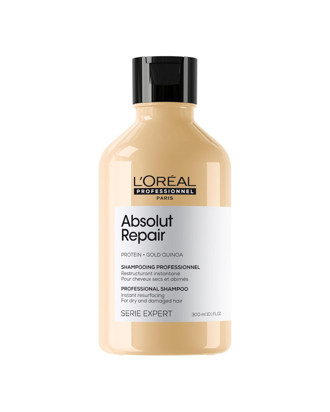 L'Oreal Professional Absolut Repair shampoo bottle on a white background