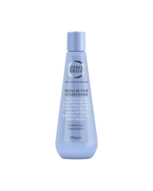 Zero Frizz conditioner bottle on a white background