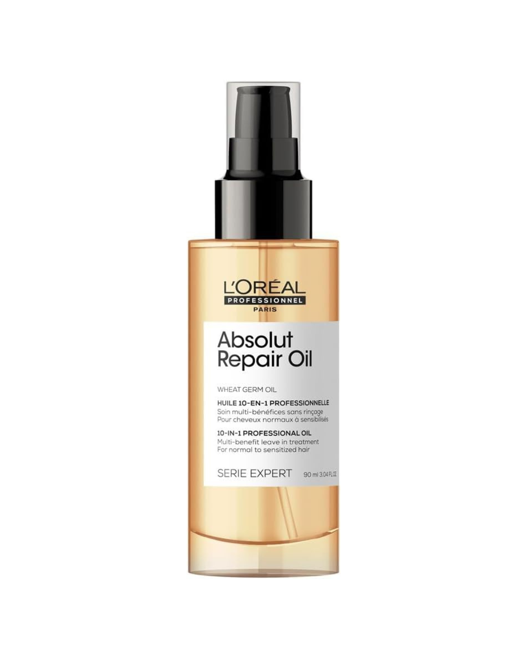 L'Oreal Absolut Repair Oil bottle on a white background