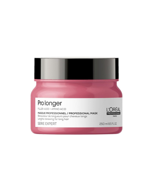 L'Oreal Professional hair mask jar on a white background
