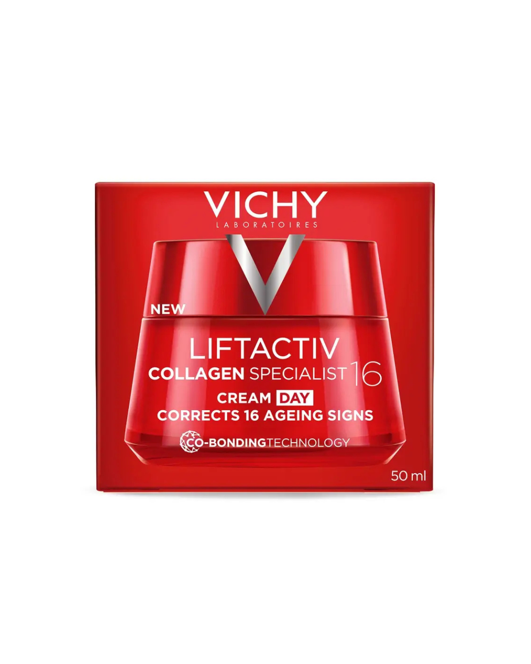 Vichy Liftactiv Collagen Specialist 16 cream packaging on a white background