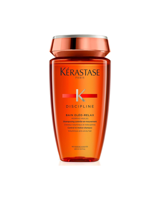 Kerastase shampoo bottle on a white background