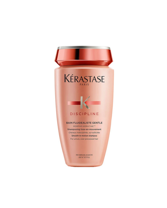 Kérastase shampoo bottle on a white background