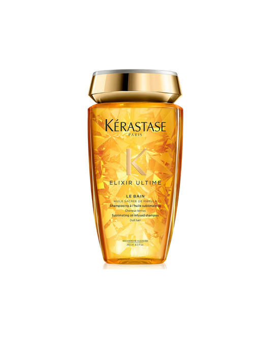 Kérastase Elixir Ultime shampoo bottle on a white background