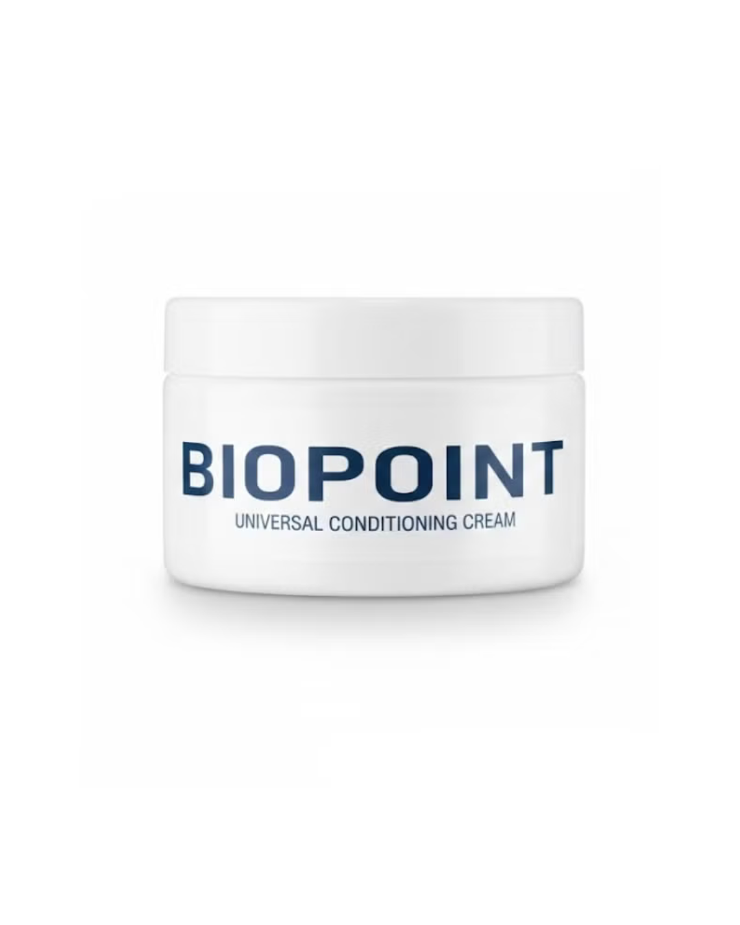 Biopoint universal conditioning cream jar on a white background