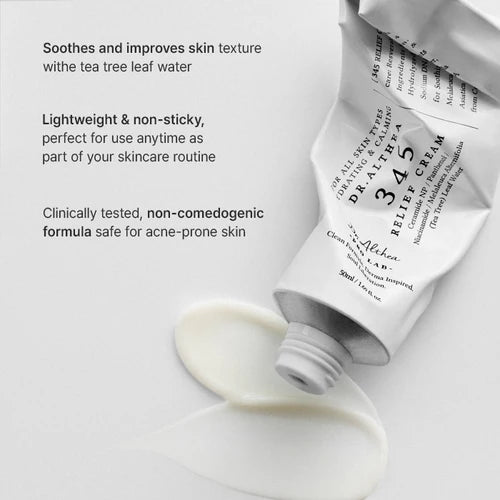 Dr.Althea 345 Relief Cream 50 ml soothing barrier repair moisturizer