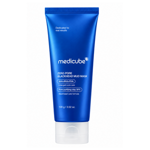 Medicube Zero Pore Blackhead Mud Mask 100 gm for deep pore cleansing and blackhead care on white background