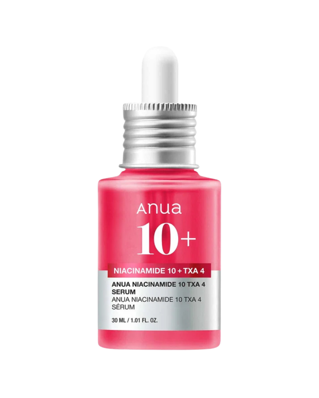 Anua Niacinamide 10% TXA 4% Dark Spot Correcting Serum 30 ml on white background