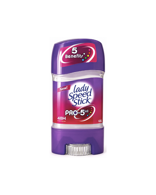 Purple Lady Speed Stick deodorant stick on a white background