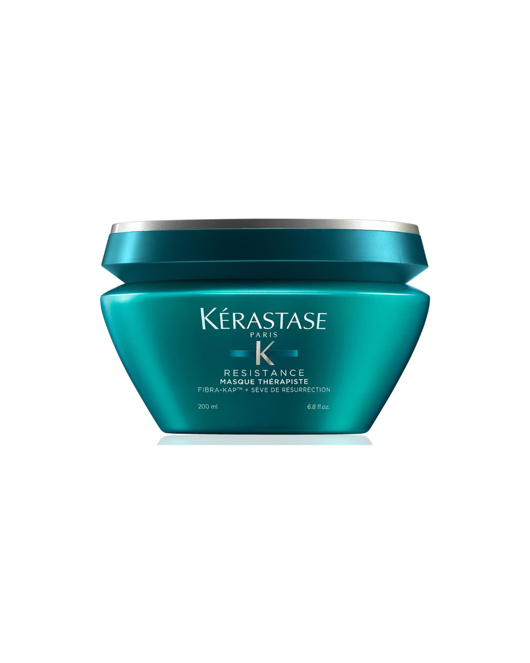Kérastase hair mask jar on a white background