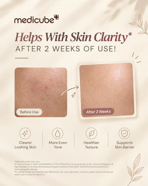 A pink and white instructional graphic 