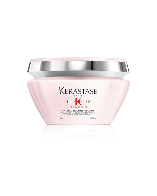 Kérastase hair mask jar on a white background