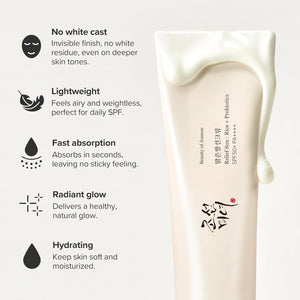 Beauty of Joseon Relief Sun Rice + Probiotics SPF50+ PA++++ 50 ml Korean sunscreen