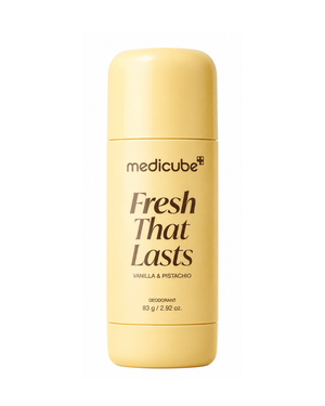 Medicube Kojic Acid & Turmeric Deodorant Sweet Vanilla 83 g on white bacground