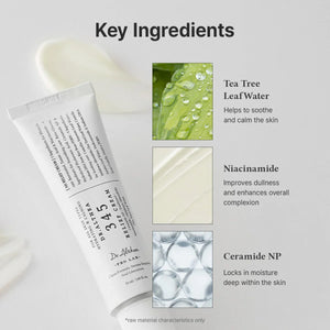 key ingredients of Dr.Althea 345 Relief Cream 50 ml soothing barrier repair moisturizer