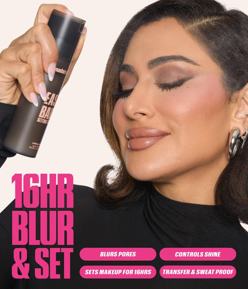 Huda Beauty Easy Bake Setting Spray 100 ml blurring makeup fixing spray
