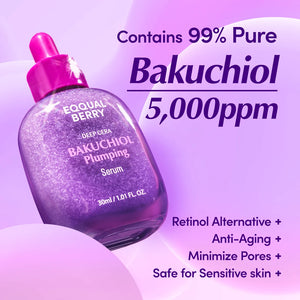 EQQUAL BERRY Deep Cera Bakuchiol Plumping Serum 30 ml with ceramides and bakuchiol
