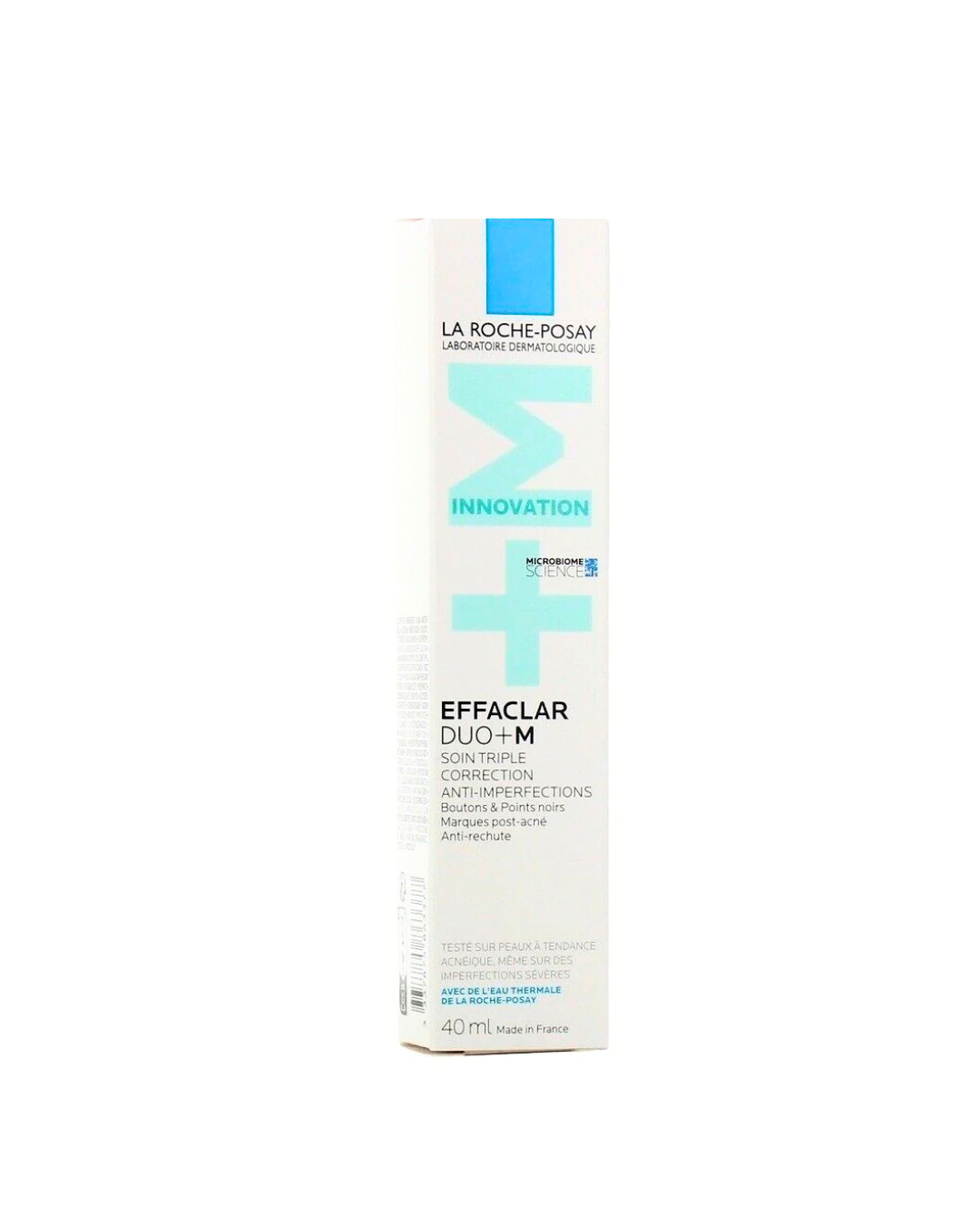 La Roche-Posay Effaclar DUO+M packaging on a white background