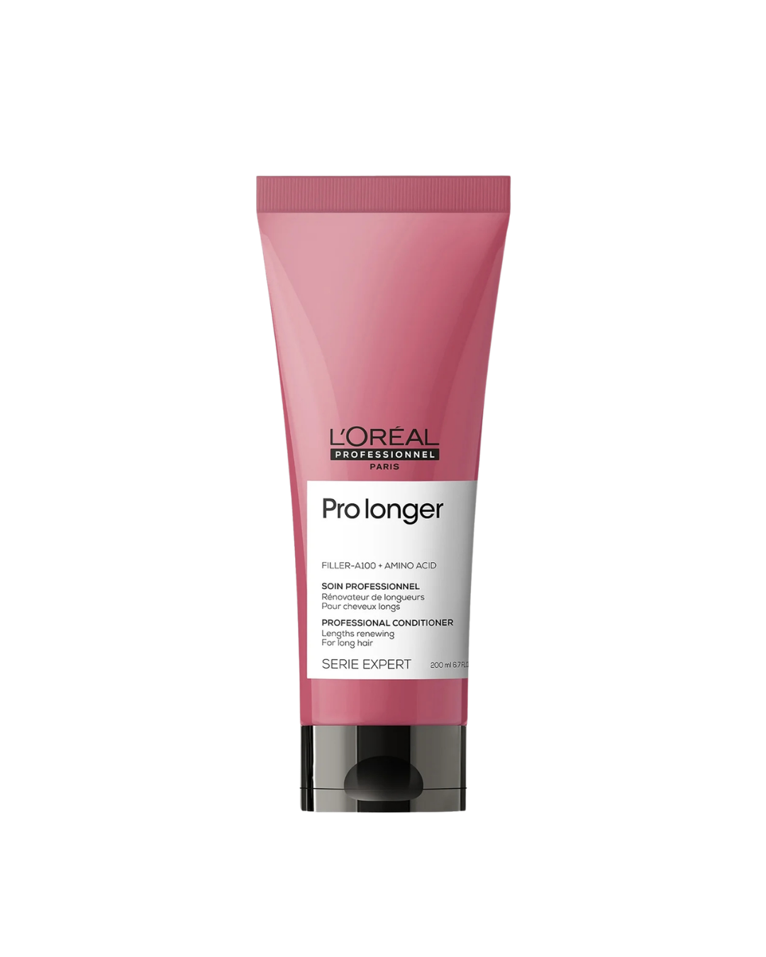 L'Oreal Pro Longer hair care product on a white background