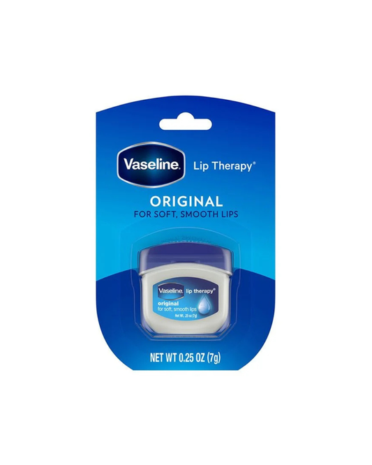 Vaseline lip therapy packaging on a white background